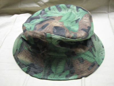 size Large hat camo reversible tru-leaf hunting orange - Image 1 of 3