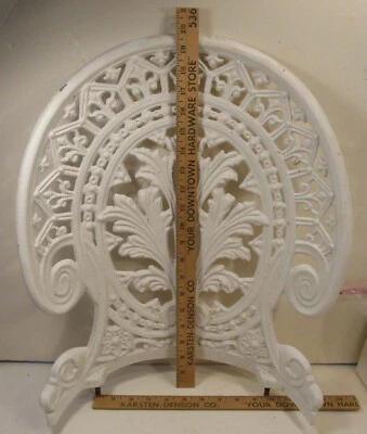 FANCY CAST ALUMINUM REPLACEMENT BACK REST FOR VICTORIAN STYLE GARDEN CHAIR - Image 1 of 4