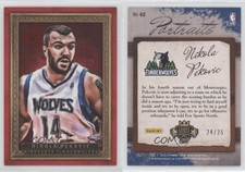 2013-14 Panini Court Kings Portraits Red Framed /25 Nikola Pekovic #42