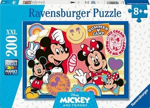 Ravensburger Jigsaw Puzzle 200 XXL Pieces Mickey and Minnie Kids 8+ - Picture 1 of 2