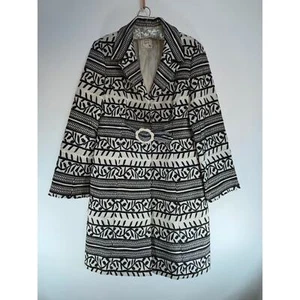 Vintage Nanette Lepore Embroidered Coat - Size 8 - Gorgeous! - Picture 1 of 12