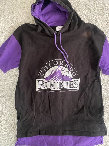 Vintage Colorado rockies sweatshirt adult extra large 1XL hoodie STARTER 90s men Cover