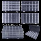 Transparent Jewelry Beads Container Square Small Items Case  Power Tools Holder