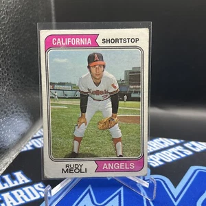 Tarjeta de béisbol Rudy Meoli 1974 Topps #188 California Angels en muy buena condición- - Imagen 1 de 2