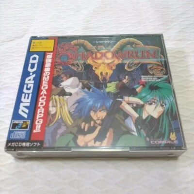 SHADOWRUN Sega Mega CD Japanese ver Sealed - Image 1 of 4