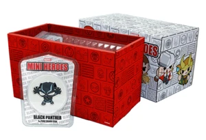 COIN -  2 $ 2021 Figi - Marvel Mini Hero Moneta 1 Oz Prova Argento x7 +box - Foto 1 di 8