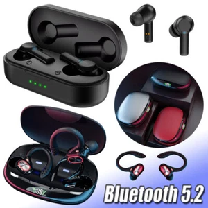 For Motorola Moto G6 G7 G8 G9 E 2020 Bluetooth Earphones Headphones Earbuds US - Picture 1 of 37