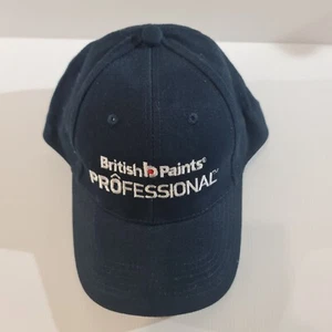 British Paints Professional Work Wear Navy Blue Cap Hat #2 Fast Tracked Ship - Picture 1 of 10