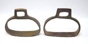 Unique Indian Vintage Horse Pedal Stirrup Pair Feet Rest Farm Décor.G42-173 - Picture 1 of 9
