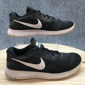 Nike Shoes Womens 10 Free RN Running Sneakers Black Lace Up Low Top 880840-001 - Picture 1 of 17