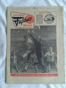 Die Neue Fußball-Woche, Nr. 25, 14. Jahrgang, DDR-Zeitung 1962, Fu-Wo - Bild 1 von 1