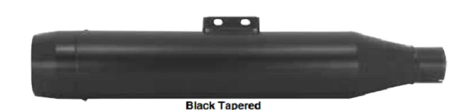 Black Tapered 21" 3.5" Exhaust Mufflers For 18+ Harley Fatboy Breakout M8 97164 - Imagem 1 de 1