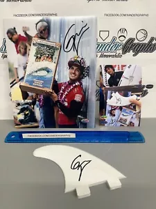 GABRIEL MEDINA SIGNED AUTOGRAPHED SURFING 8X10 PHOTOGRAPH + FIN LOT-PROOF COA - Picture 1 of 7
