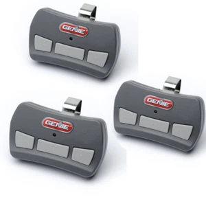 Genie GITR-3 3-Pack Intellicode Door Opener 3-Button Remote Control - 37517S - Picture 1 of 1