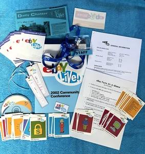 RARE 2002 1st eBay Live Anaheim Convention Package-Meg Whitman & Pierre Omidyar - Picture 1 of 7