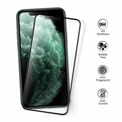 Tempered Glass Protector Full Screen For iPhone 15 14 Plus 13 12 11 Pro Max X XR - Image 1 of 4