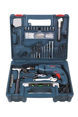 Bosch Professional GSB 500 RE Corded-Electric Drill Tool Set, 10 mm (Blue), 500 - Image 1 of 4