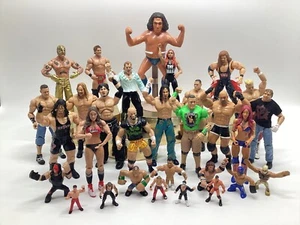 Lot Of 30 WWE Wrestling Action Figures Vampire Matt Hardy Andre Cena Nikki Becky - Picture 1 of 13