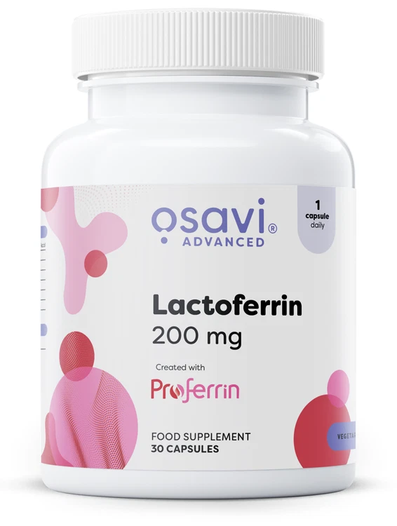 Osavi Lactoferrin 200mg 30 caps (Exp. 11/26)