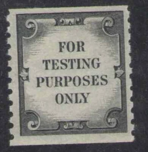 USA. TD107a. Teststempel. Tagged Coil Single. Neuwertig mit 1962 - Bild 1 von 1