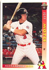 1996 Alexandria Aces Jeff Motes Fire Prevention Trading Card