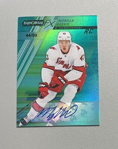 2020-21 Upper Deck Synergy FX Rookies Green 44/99 Morgan Geekie Rookie Auto!