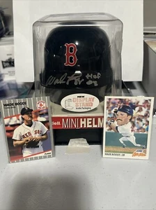 🔥🔥🔥Wade Boggs Firmado Autografiado Medias Rojas de Boston Mini Casco All-Star Salón de la fama 🚨🚨 - Imagen 1 de 7
