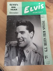 UNBELIEVABLY RARE - ELVIS MONTHLY MAGAZINE - YEAR 1 NUMBER 11 - UK - Imagen 1 de 5