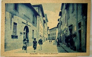 Fucecchio Corso Vittorio Emanuele gereist 1950 Florenz - Bild 1 von 1