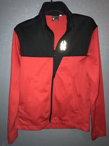 Spyder Base Layer Jacket Women Small Soft Shell Front Zipper Red And Black - Picture 1 of 9