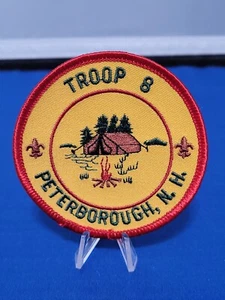 Boy Scout Troop 8 Peterborough New Hampshire Patch - Picture 1 of 2