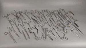 Vintage medical surgical steel instruments Down Bros, Holborn, Haupiner, Aloe... - Picture 1 of 12