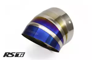 GReddy Burnt Titanium Turndown Tip 115mm for Revolution RS / RS-TI - Picture 1 of 1