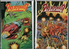 DREADLANDS #3 #4 (1992) Epic Dinosaurs Lanning / Gascoine ref:A3.304