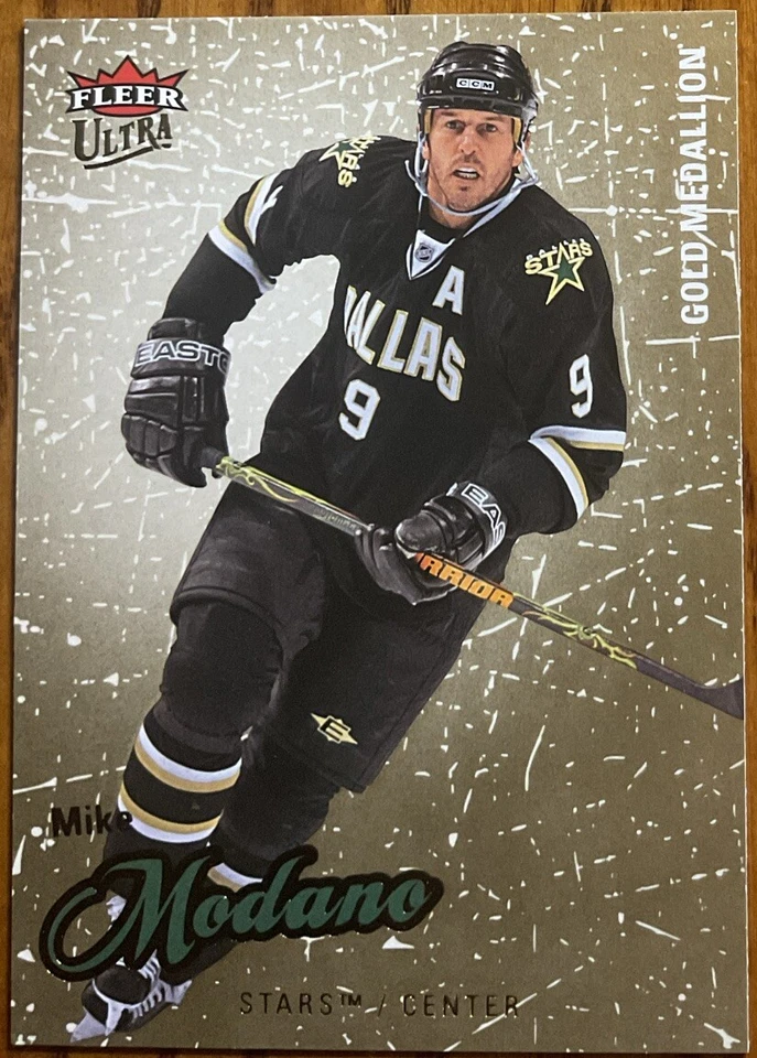2008-09 Fleer Ultra Gold Medallion Mike Modano #142 Dallas Stars - Image 1 of 2