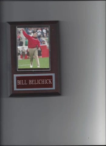 BILL BELICHICK PLAQUE NEW ENGLAND PATRIOTS FOOTBALL NFL Cover