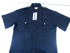SPIEWAK SPDU10 MEN LARGE MICROFIBER SHORT SLEEVE DUTY SHIRT DARK NAVY - Picture 1 of 4