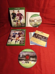 FIFA 15 & 16 - 2 Game Lot Bundle Xbox One Tested Works Inserts EA Soccer - Picture 1 of 9