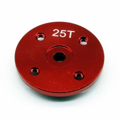 Aluminum servo horn type Futaba red - Image 1 of 2