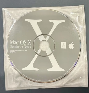 Vintage 2002 Macintosh Mac OS X Version 10.2 Developer Tools Install CD Disc - Picture 1 of 2