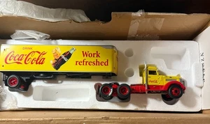 Matchbox Exclusive Edition "Work Refreshed" COCA-COLA Tractor Trailer Peterbilt - Picture 1 of 16