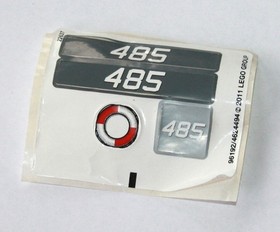 Lego 8426 Disney Cars Escape at Sea STICKER SHEET ONLY