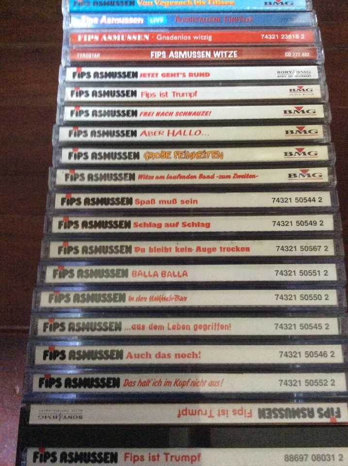 Fips Asmussen - Folge 2 5 6 7 8 9 12 13 14 15 16 17 19 20 21 [21 CD] LIVE Witze - Bild 1 von 2