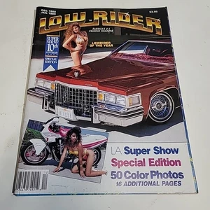 Lowrider Magazine Dec 88 Jan 89 w Cntrfld San Fernando Azteca LA Super Show - Picture 1 of 22