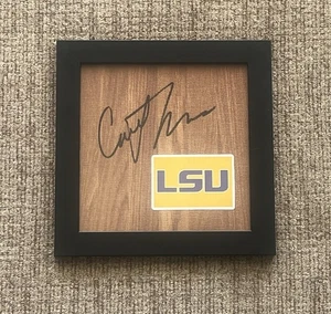 Cameron Thomas LSU Basketball Signed/Framed Floorboard Autograph COA - Picture 1 of 1