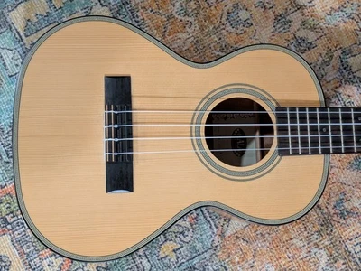 KALA KA-SSEM-T Solid Spruce Top And Exotic Mahogany Tenor Ukulele, NOS, Gig Bag - Image 1 of 4