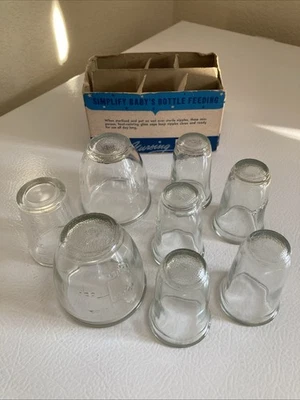 Tapas de vidrio para pezones de cigüeña para biberón 5/caja 2 fundas Hygenia + 1 cucharadita de vidrio Foto 1 de 4