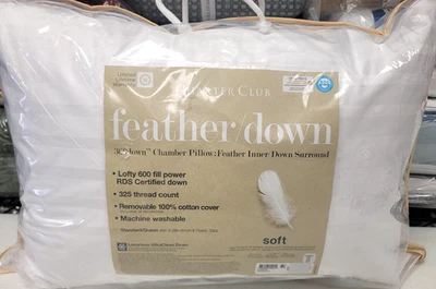 Charter Club 360 Down & Feather Chamber  Soft Density  One Queen Pillow - Image 1 of 4
