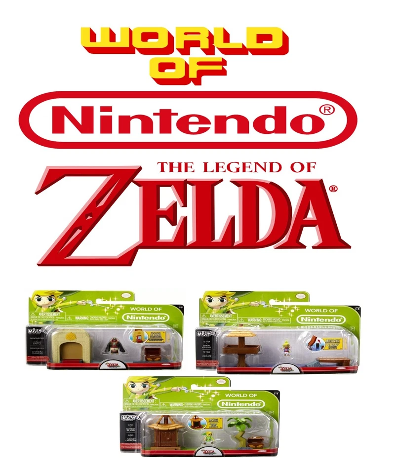GIFT World Nintendo Micro Land selection Link Ganondorf  Tetra microland figure - Image 1 of 1