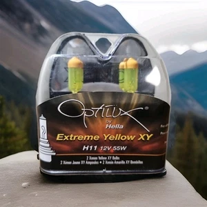 Optilux Hella H71071132 Xy Series H11 Xenon Yellow Halogen Bulbs 12V 55W 2 - Picture 1 of 6